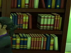 young voyeur catches old anime hentai blowjob in office hidden cam