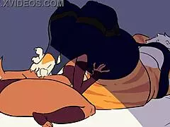 Hey, what’s up with these two girls sharing one bed in this hot hentai scene?