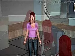 my new famly has big tits and ass in this anime episode