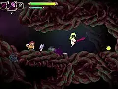 Feeling the monster cock in this futanari boss fight