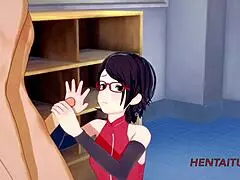 Boku no hero boruto naruto hentai 3d features bakugou katsuki and sarada uzumaki sex at school