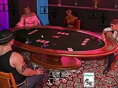 nasty city hentai game ep 2 strip poker gloryhole footjob