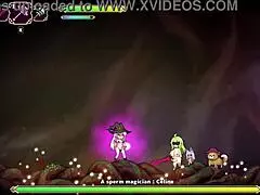 Feeling the monster cock in this futanari boss fight