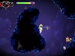 Feeling the monster cock in this futanari boss fight