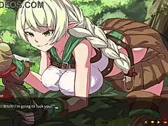 uhh this hentai game shows elves getting impregnated in wild anime scenes part 3