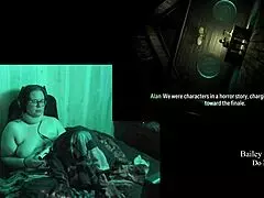 Naked Long Hair Bbw With Big Natural Tits And Glasses Plays Alan Wake 2 Part 21