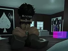 femboy dodged debts but got caught and punished by bbc in the garage