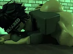 femboy dodged debts but got caught and punished by bbc in the garage