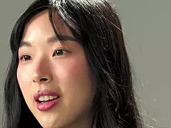 Perfect Ass Korean Teen 18+ Elle Lee Fingers and Masturbates Solo