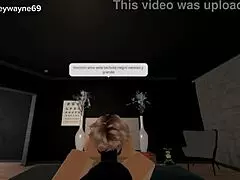 Man, this femboy pawg is sucking my big black cock until I cum, her big ass shaking like crazy.