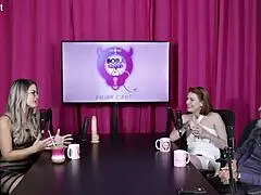 Blonde and redhead get naked for tantric massage