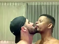 Brazilian bodybuilder dominates unknown guy from gym.