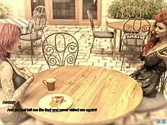 Lust Academy 505 - Big Tits Teen In Sexy Outfit Gets Curvy Boobs Action!