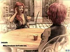 Lust Academy 505 - Big Tits Teen In Sexy Outfit Gets Curvy Boobs Action!