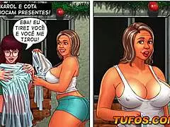 christmas special with anime girls moaning