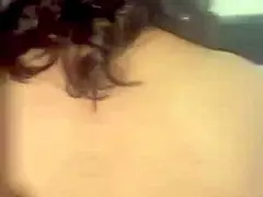 Housewife enjoys relaxing massage session