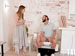 Hey, it's okay she's my stepsister Laney Grey – but damn, those big tits and petite ass got caught in action.