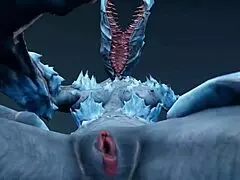 Succubus game hints at monster bisexual encounters in frost onoskelis sex scenes.