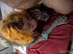 Wild Latina Calls for Live Blowjob and Goes All Out