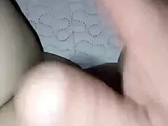 I slapped my pregnant milf's pussy quickly