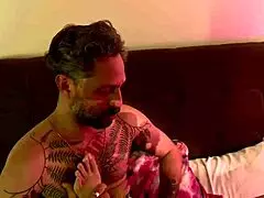 Pierced Nipple Brunette Egirl Fucks Older Man in College Dorm