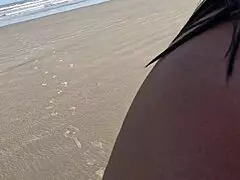 Public fun with my slut on the beach