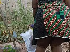 I was mad as a bbw picking dirt from the bin when that lonely guy with no wife fucked my big ass hard