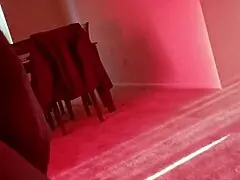 Hubby bends over friend for rough oral