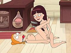 Eropharaoh создаёт дикое беременное летнее хентай со Стейси из Рика и Морти