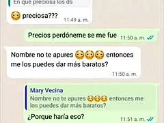 Doña Mary gives me sentones as she feels lonely at the gym.