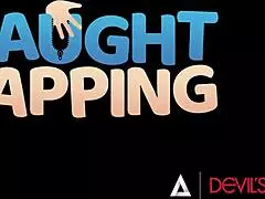 Devils Film - Customer Caught Masturbating by Waitress Anna Claire Clouds and She Finishes the Job