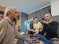 Człowieku, ta wędrówka po lesie zamieniła się w hardcore'owy trójkąt z dwiema dziewczynami!