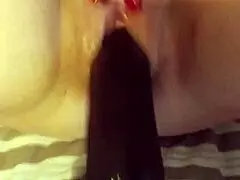 Erstes Mal mit BBC Dildo-Maschine