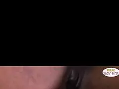 Horny man chose to enjoy a sweet big ass treat instead of eating regular food.