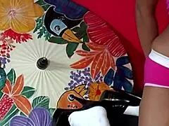 Asian Hotties Its Jaden Yumi In Interracial Lesbian Action With Sexy Black Mature Blonde Babe