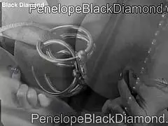 penelope black diamond reaches big orgasm with vibrator and anal toys