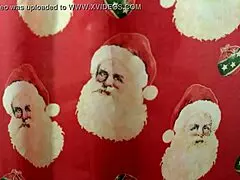 Two Brunettes Celebrate Christmas in the House