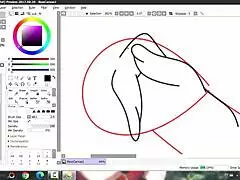 Drawing ecchi upskirt panties in black clover anime hentai style