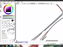 Drawing ecchi upskirt panties in black clover anime hentai style