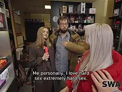 Swap4k: Fibi Euro Picked Up for Hard Threesome with Veronica