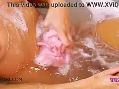 Super Hot Teen Brunette Gets Massage From Daddy!