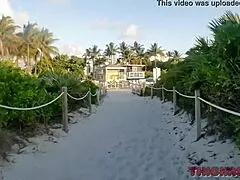 Blonde Alexis Teases With Her Fat Ass Before Taking Ebony Cock