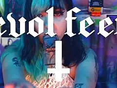 Exploring lesbian strap-on play with foot tickling fetish and toe sucking moments.