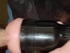 Fleshlight Stroke Session With Monster Cock Cumshot Anal Voyeur