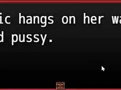 harem in another world hentai game ep 33: subtle feet tickling leading to footjob after dance workout