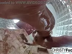 Hot shower fun: 'Christy and Dahlia, let's get oral!'