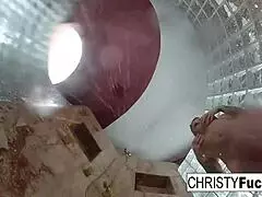 Hot shower fun: 'Christy and Dahlia, let's get oral!'