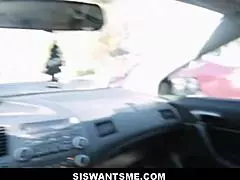 tiny latina stepsister katya rodriguez with braces gets fucked by her big dick stepbrother dylan snow after black friday shopping, in a casual family encounter