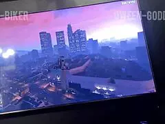 My stepsister lost the bet and gave me rimjob and cunilingus