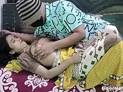 Desi Wife Enjoys Hot Anniversary Sex with Husband Bent Over